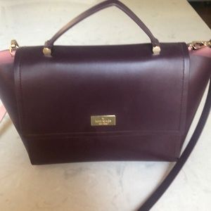 Kate Spate plum purse